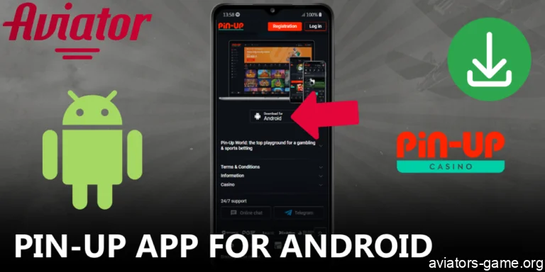 Instructions on installinng Pin-Up Aviator app for Android